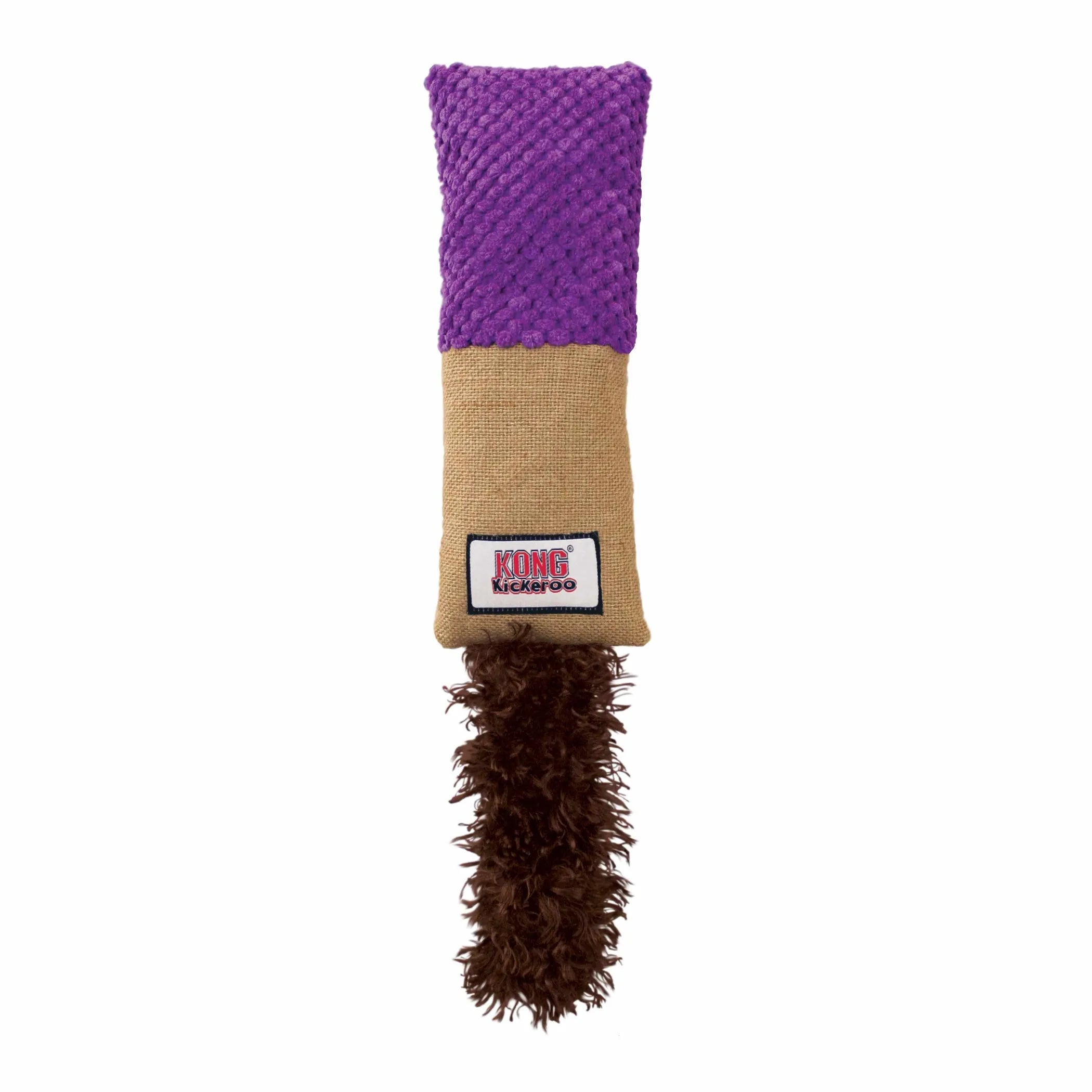 KONG Kickeroo™ Cuddler – Multi-Texture Catnip Kicker Toy
